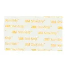 3M Steri-Strip Reinforced Adhesive Skin Closures R1542, 1/4 in x 1 1/2 in (6 mm x 38 mm)