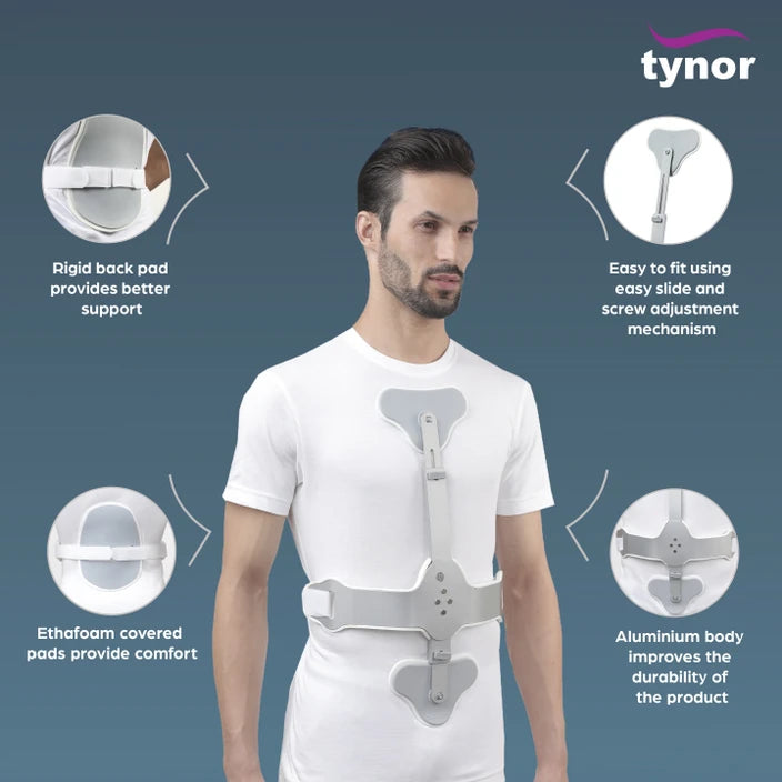 Tynor Ash Brace Hyper Extension Brace Regular Plus ( A-12)
