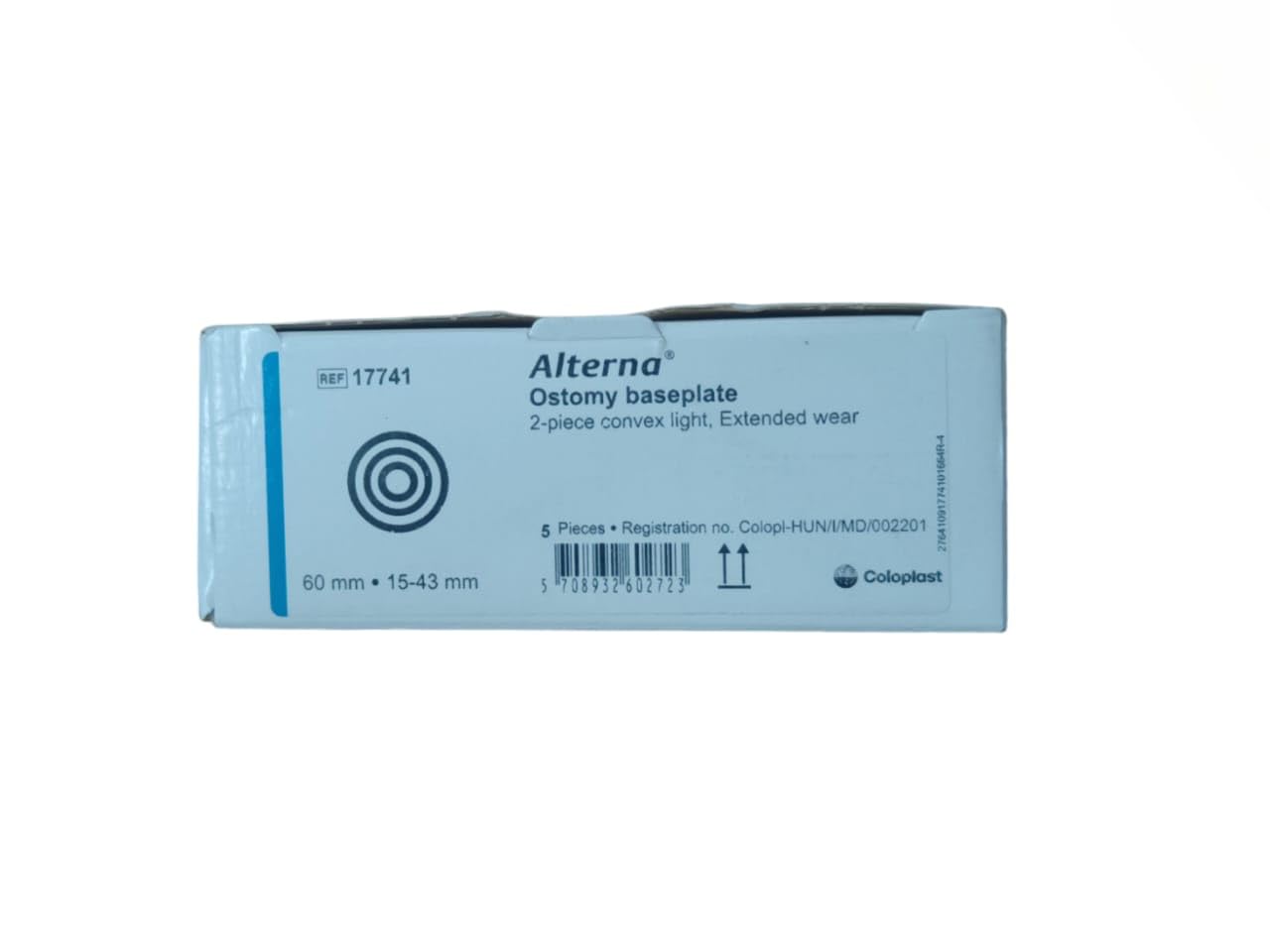 Coloplast Alterna Free Convex (60mm) Ostomy Base Plate ( 17741 )