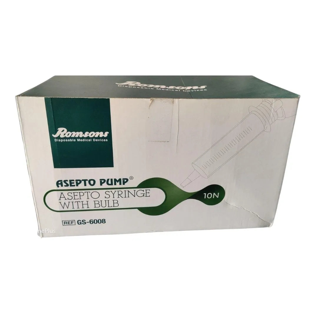 Buy Romsons Asepto Pump (GS-6008) | 60ml Bulb Irrigation Syringe