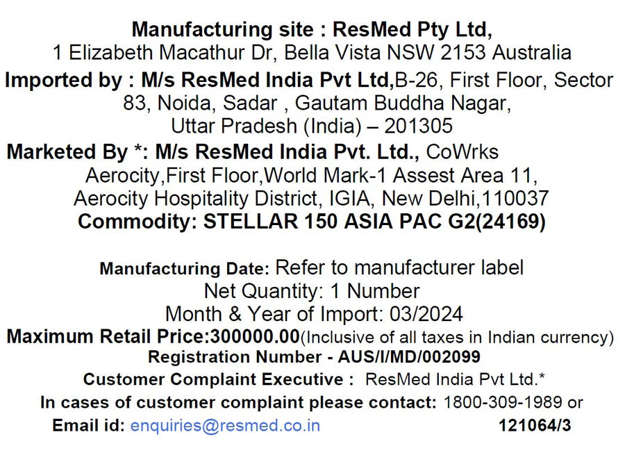 ResMed Stellar™ 150 Ventilator