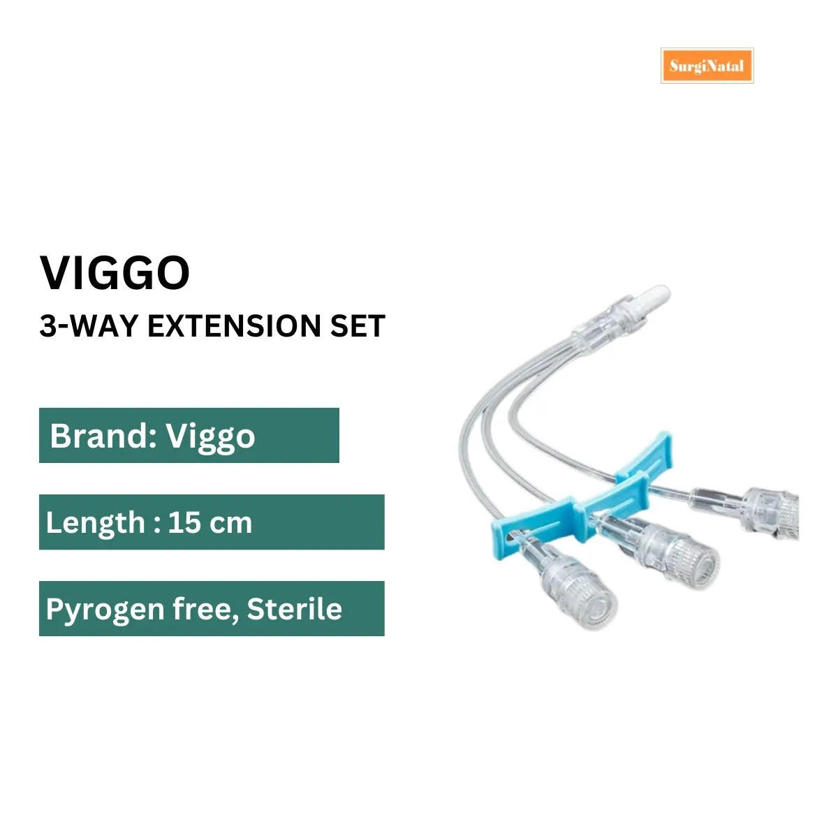Buy Viggo 3-Way Extension Set | Sterile IV Extension Set Online