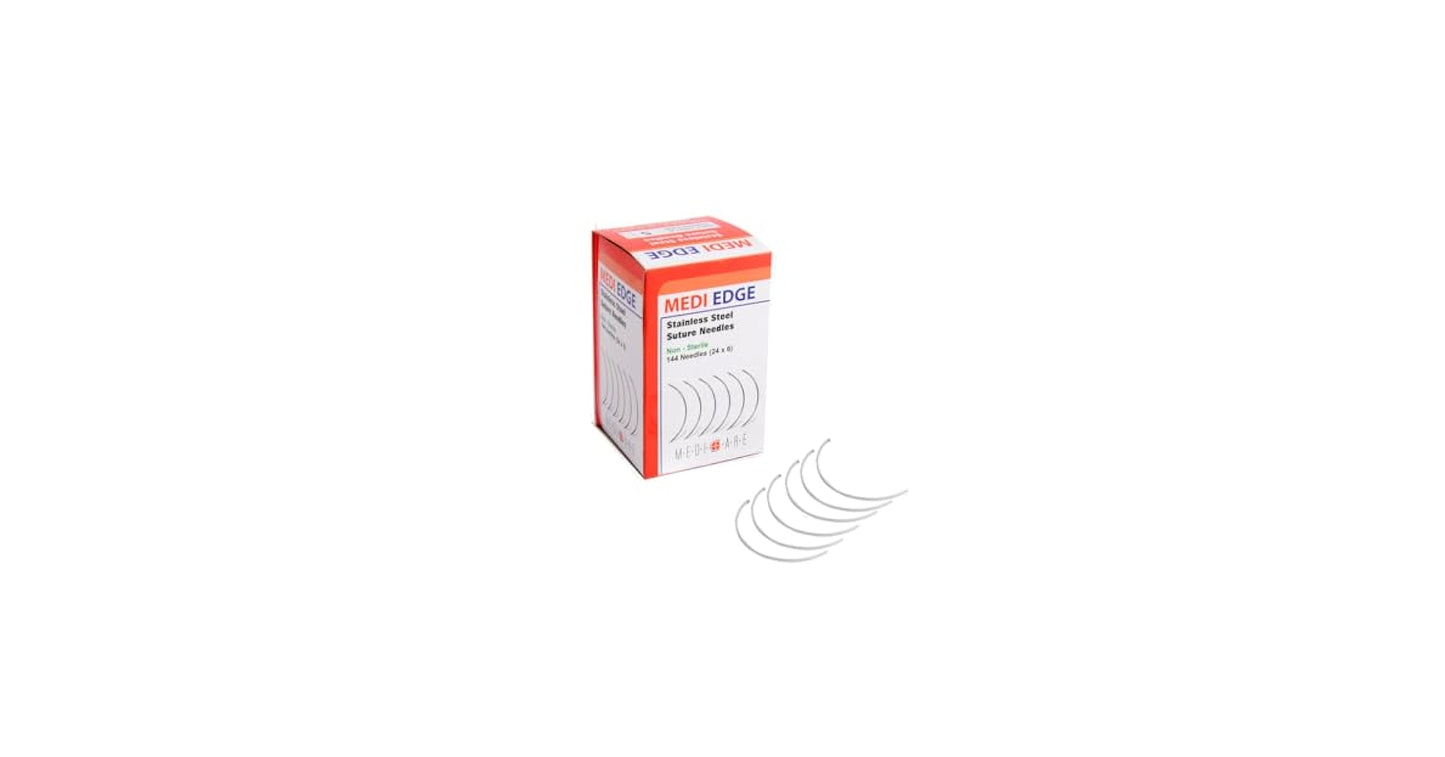 Suture Needles - Half Circle Cutting - 6 Needle Pack
