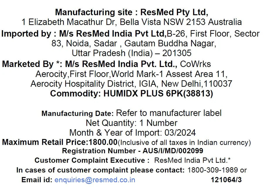Humid™ X Plus - Pack of 6