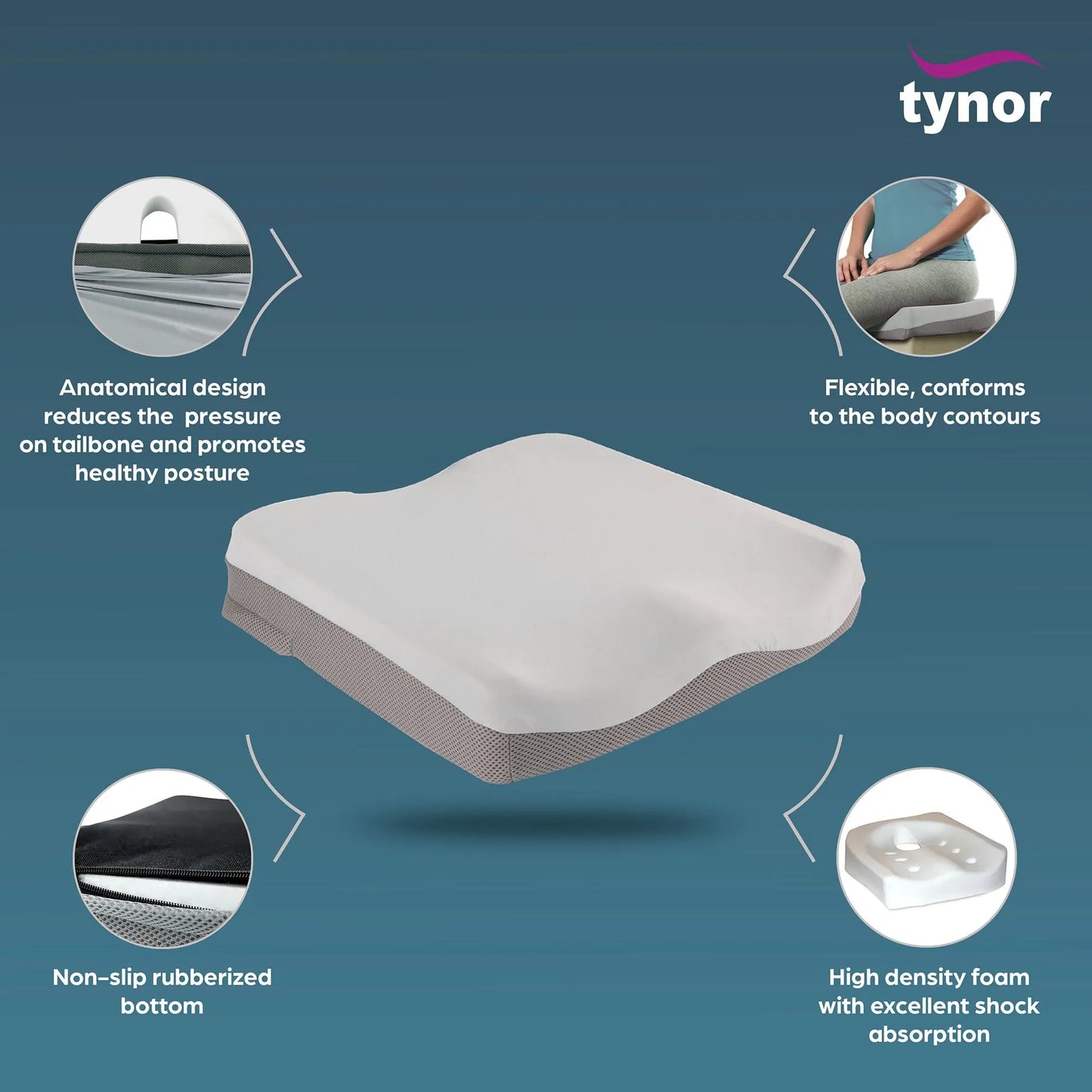 Tynor Coccyx Cushion Seat ( H-13 )