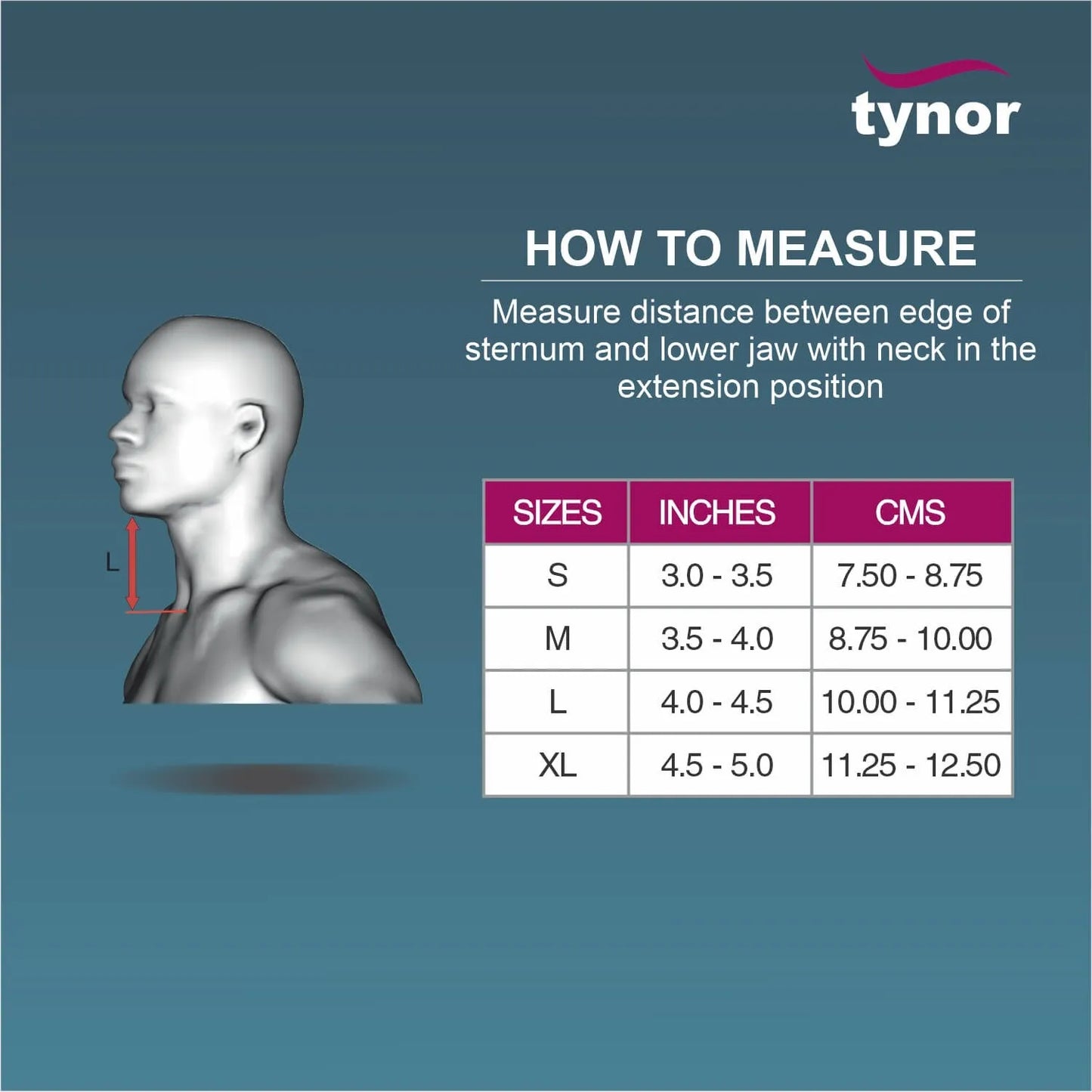 Tynor Durable Cervical Orthosis Philadelphia Plastazote (XL)