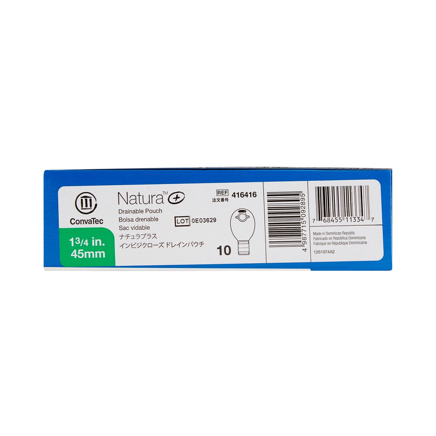 ConvaTec Natura + Drainable Pouch Transparent ( 416416 )