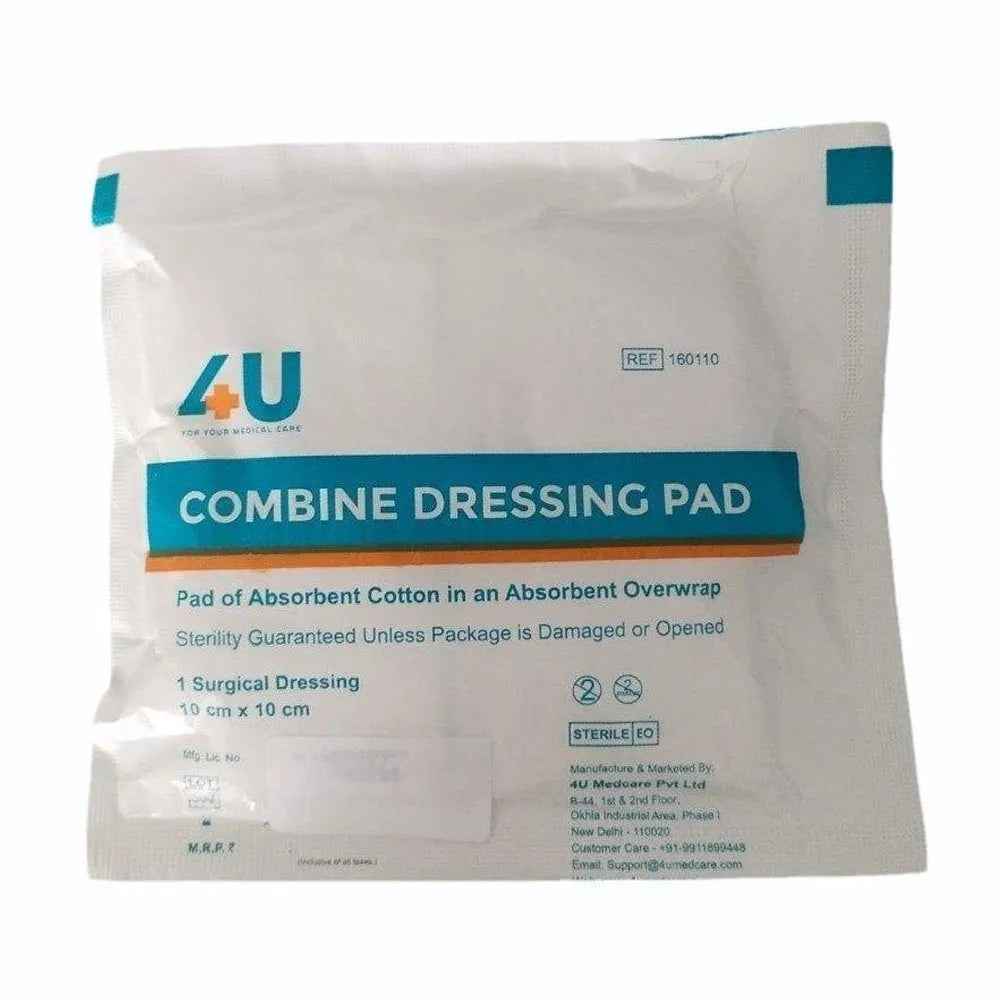 4U Combine Dressing Pad 10cm x 20cm - 35 Pcs Box