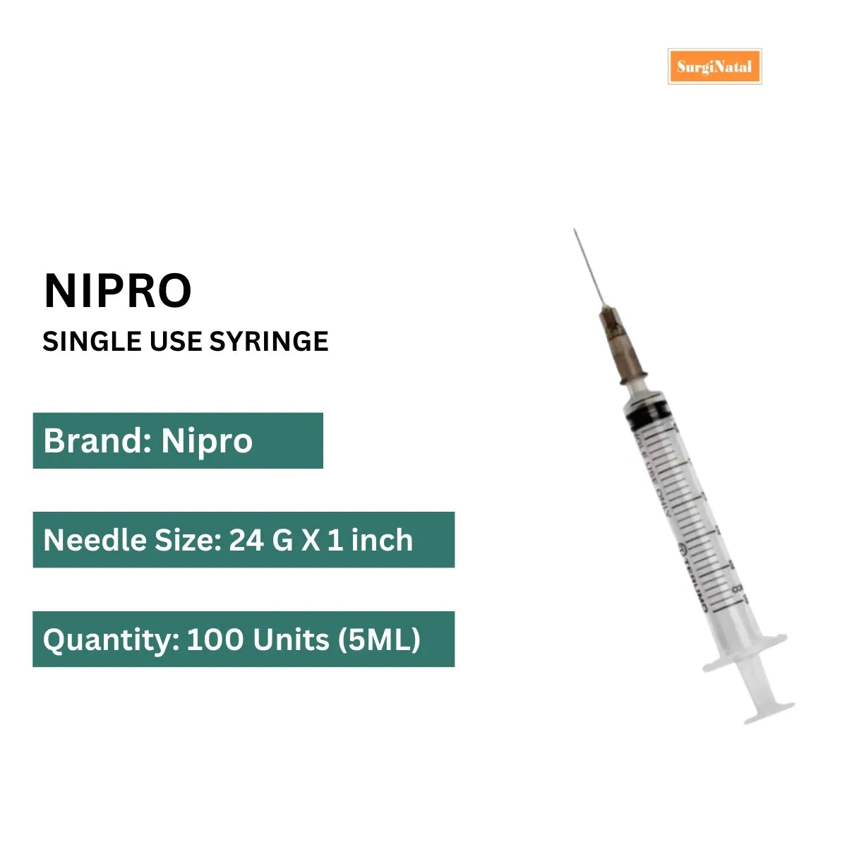 Buy Nipro Syringe 5ml with Needle at Competitive Prices