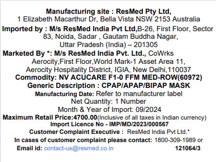 AcuCare™ F1-4