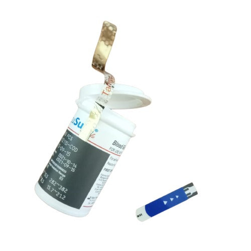 AccuSure Simple Blood Glucose Test Strip - 50 Strips