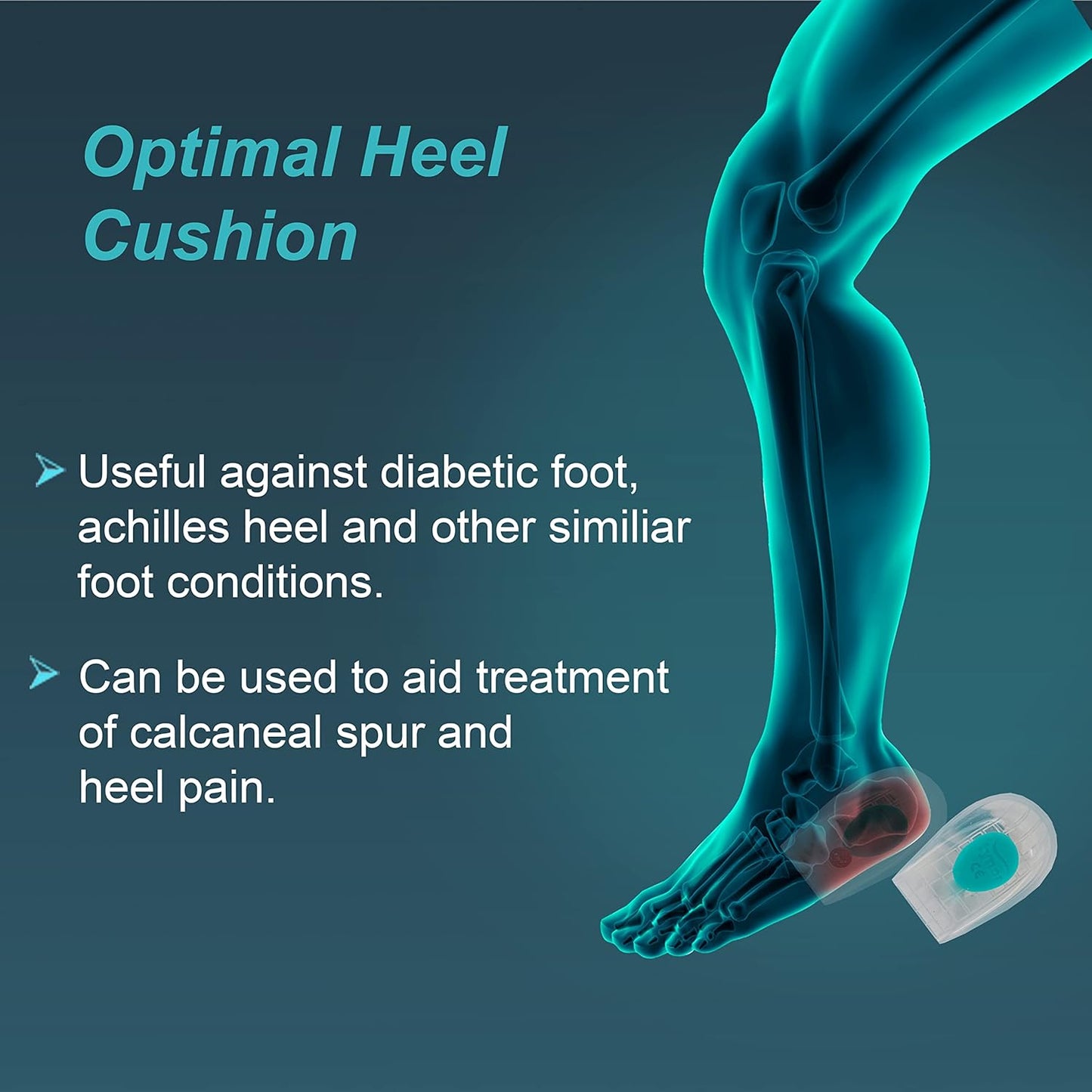 Tynor Heel Cushion Silicone Pair ( K 02 )
