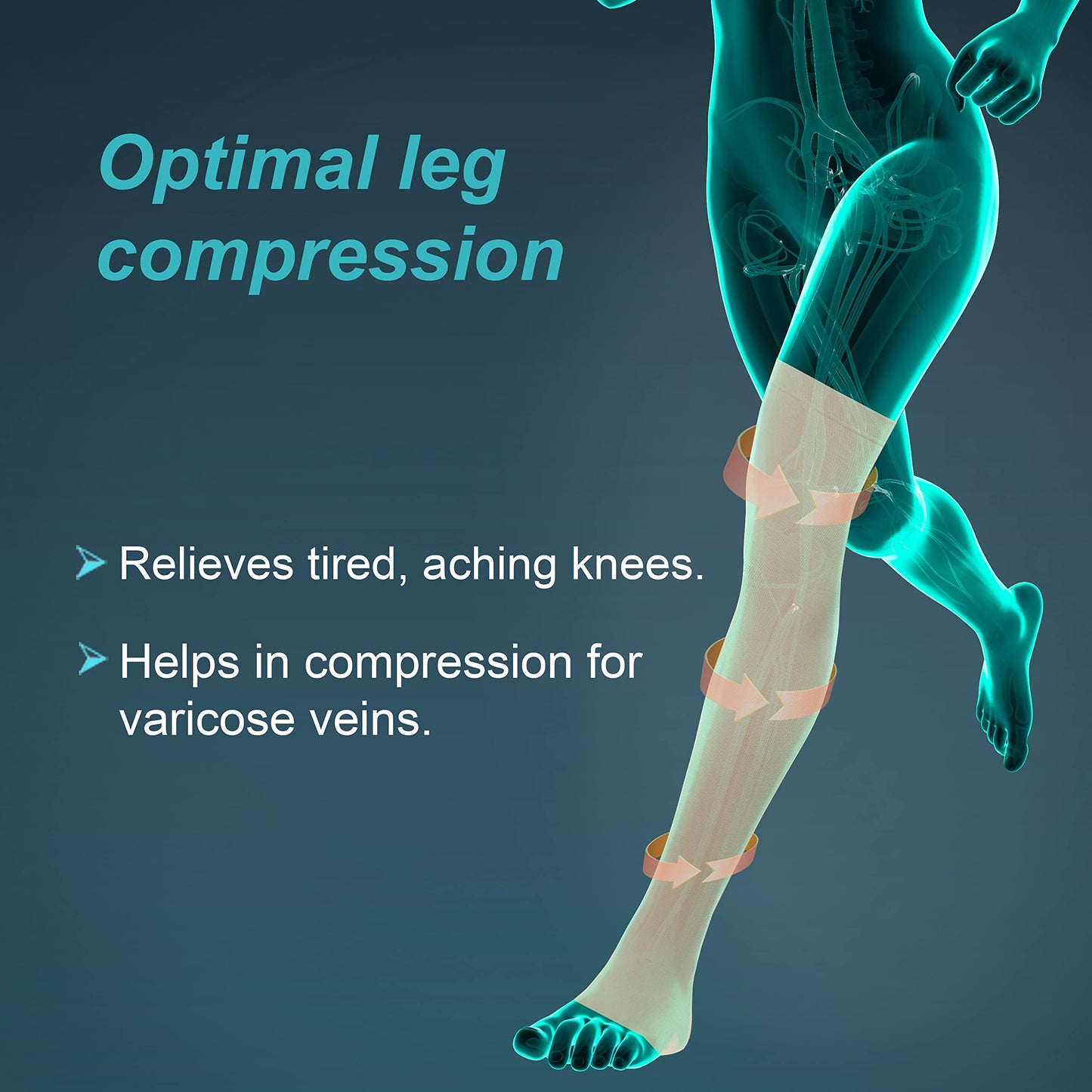 Tynor Compression Stocking Mid Thigh Classic (Pair) I-15