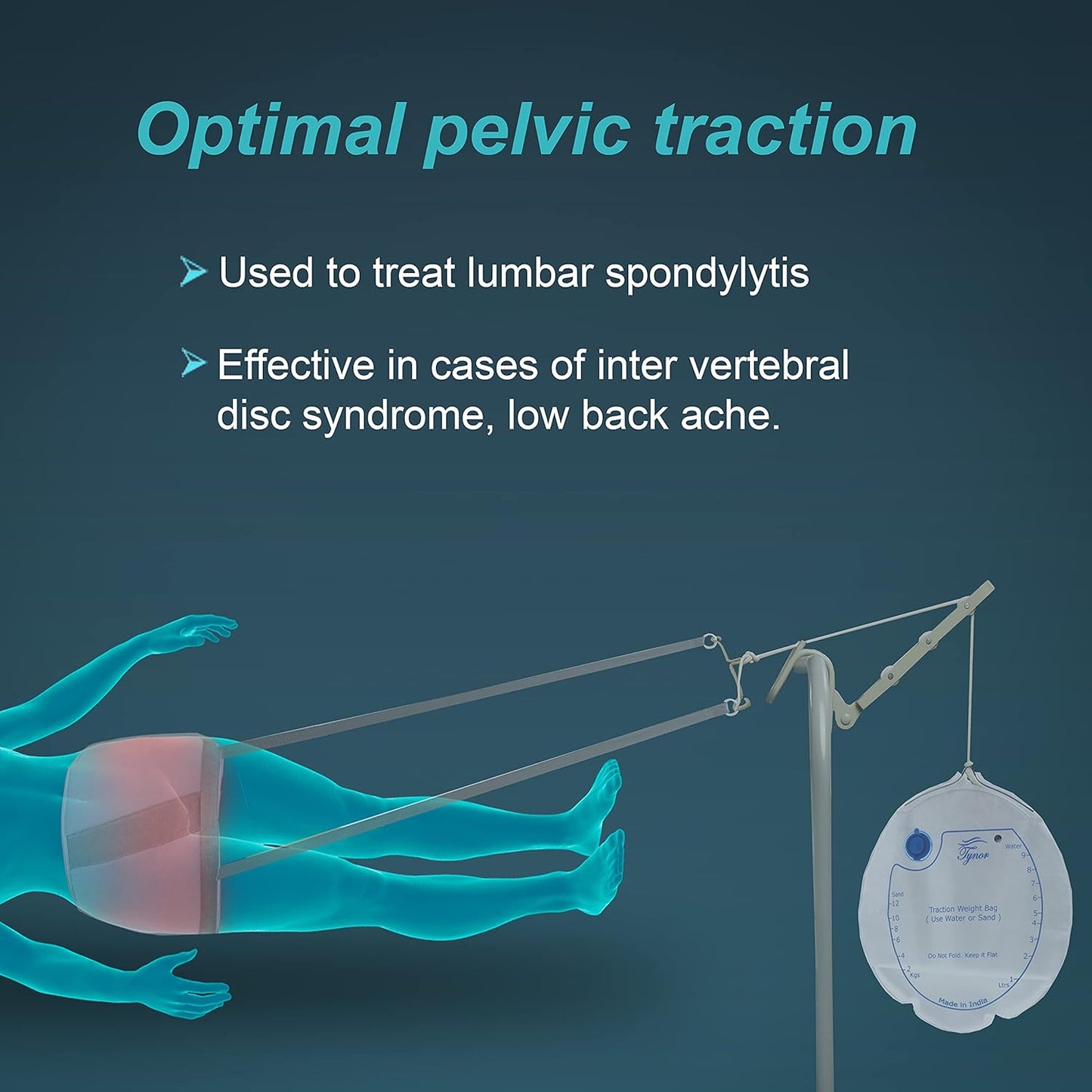 Tynor Pelvic Traction Kit with Weight Bag ( G-24 )