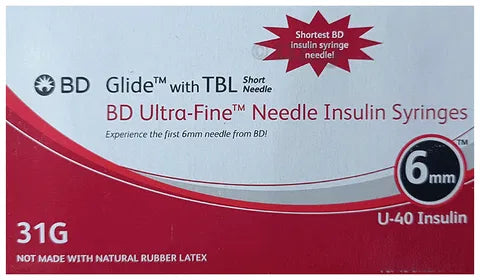 Order Bd Ultra Fine Needle Insulin Syringes | Shop Online Now
