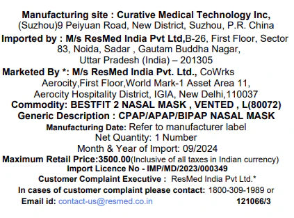 ResMed Best Fit 2 Nasal Mask