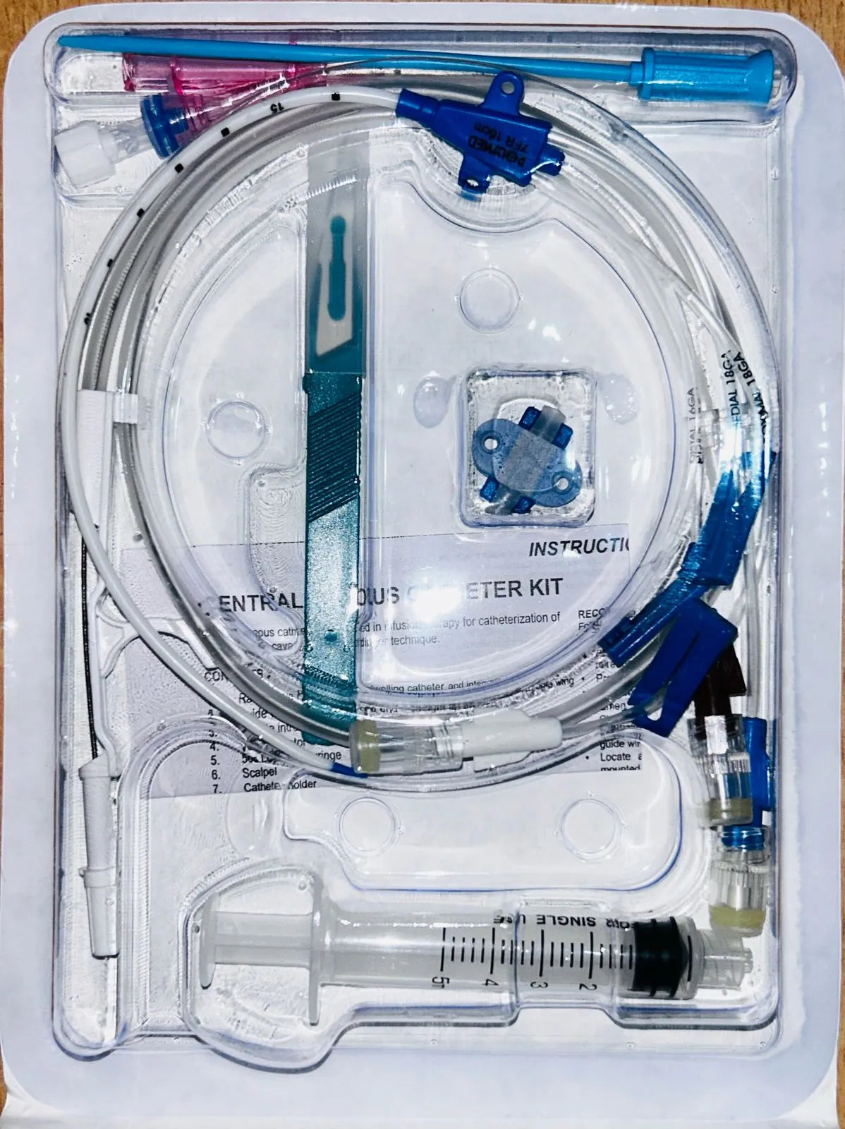 Polymed Triple Central Venous Catheter Kit