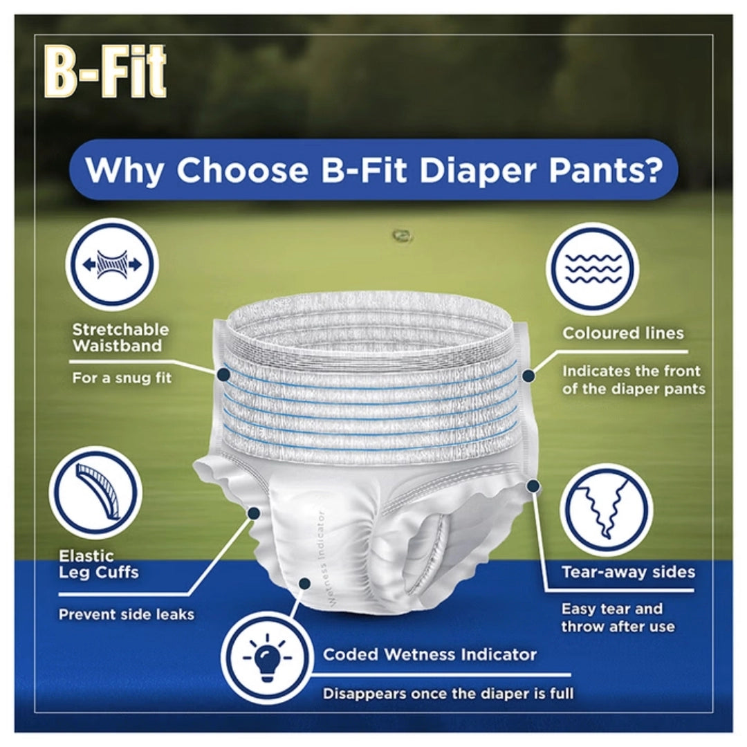 Buy B-FIT Adult Diaper Pants Large - Stay Comfortable All Day