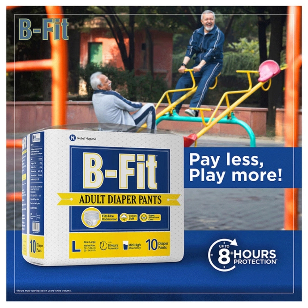 Buy B-FIT Adult Diaper Pants Large - Stay Comfortable All Day