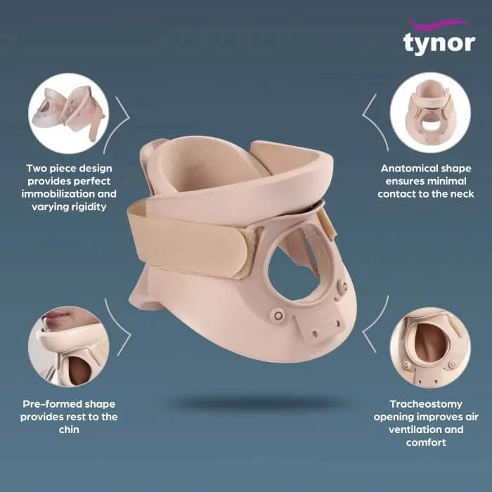 Tynor Durable Cervical Orthosis Philadelphia Plastazote (XL)
