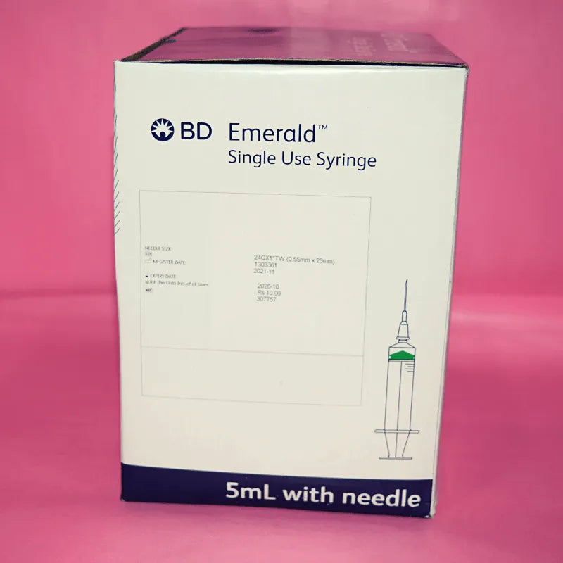 BD 5ml Syringe - 24G - 100 Units Pack | SurgiNatal