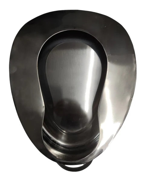 Premium Quality Stainless Steel Female Bed Pan with cover