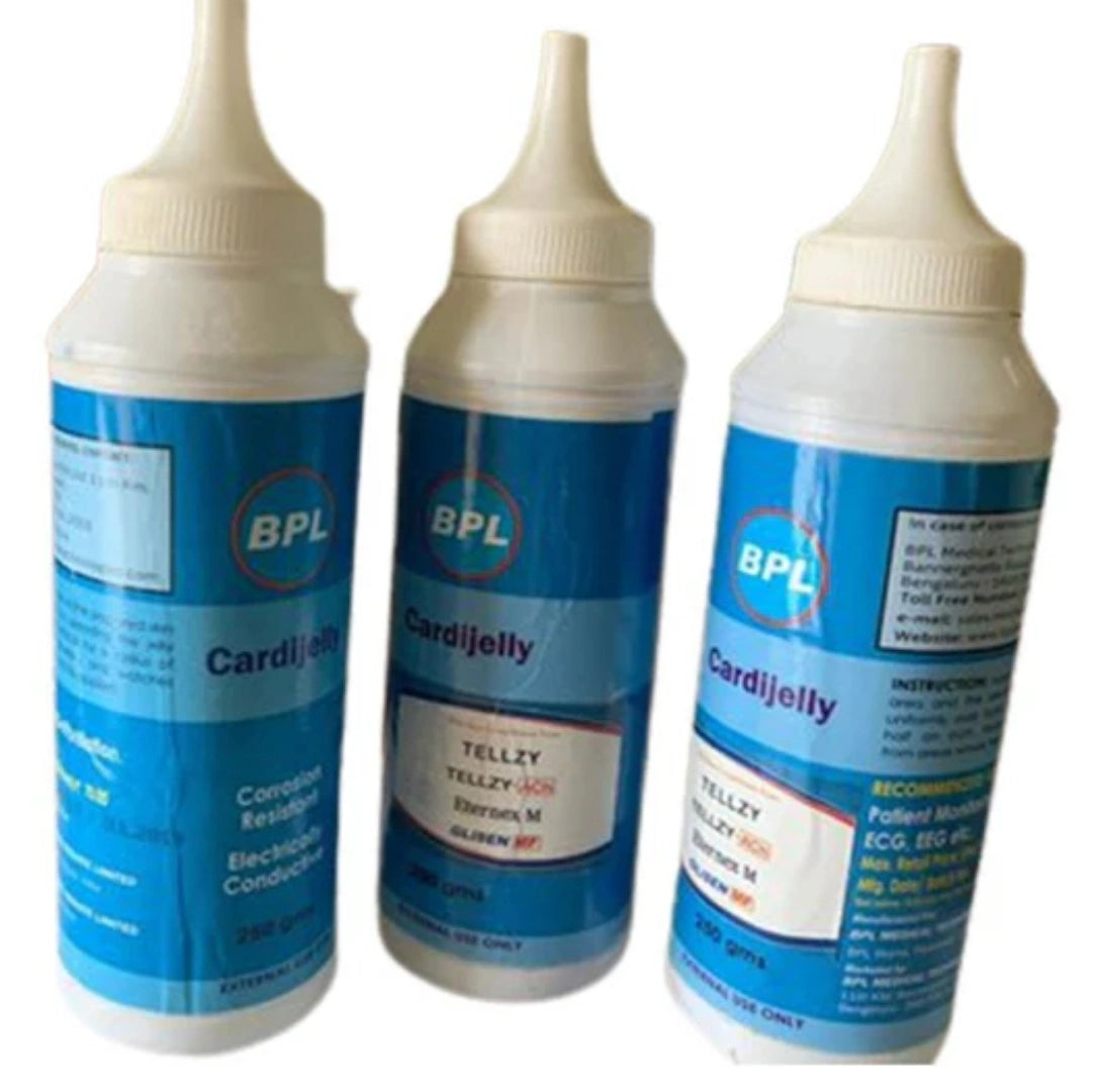 BPL Cardio jelly - 250 grams Corrosion Resistant Conductive Jelly for Patient Monitoring
