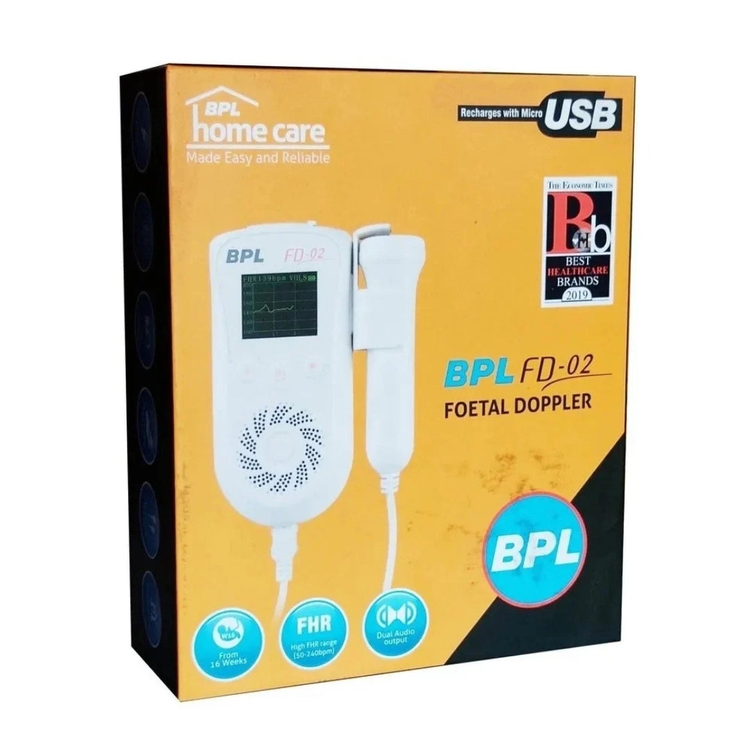 BPL FD-02 Foetal Doppler: Monitor Baby Heartbeat | Order Now