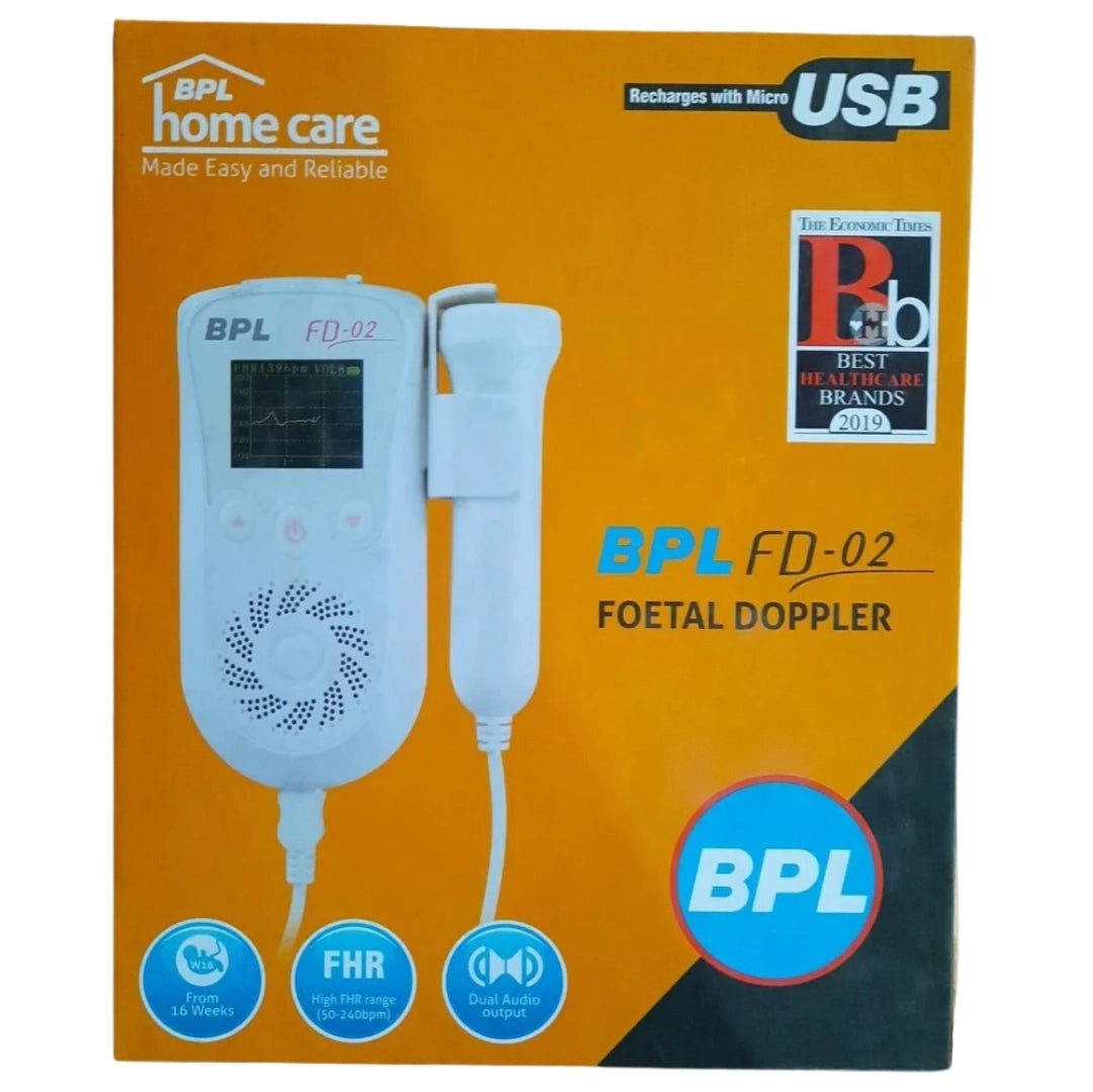 BPL FD-02 Foetal Doppler: Monitor Baby Heartbeat | Order Now