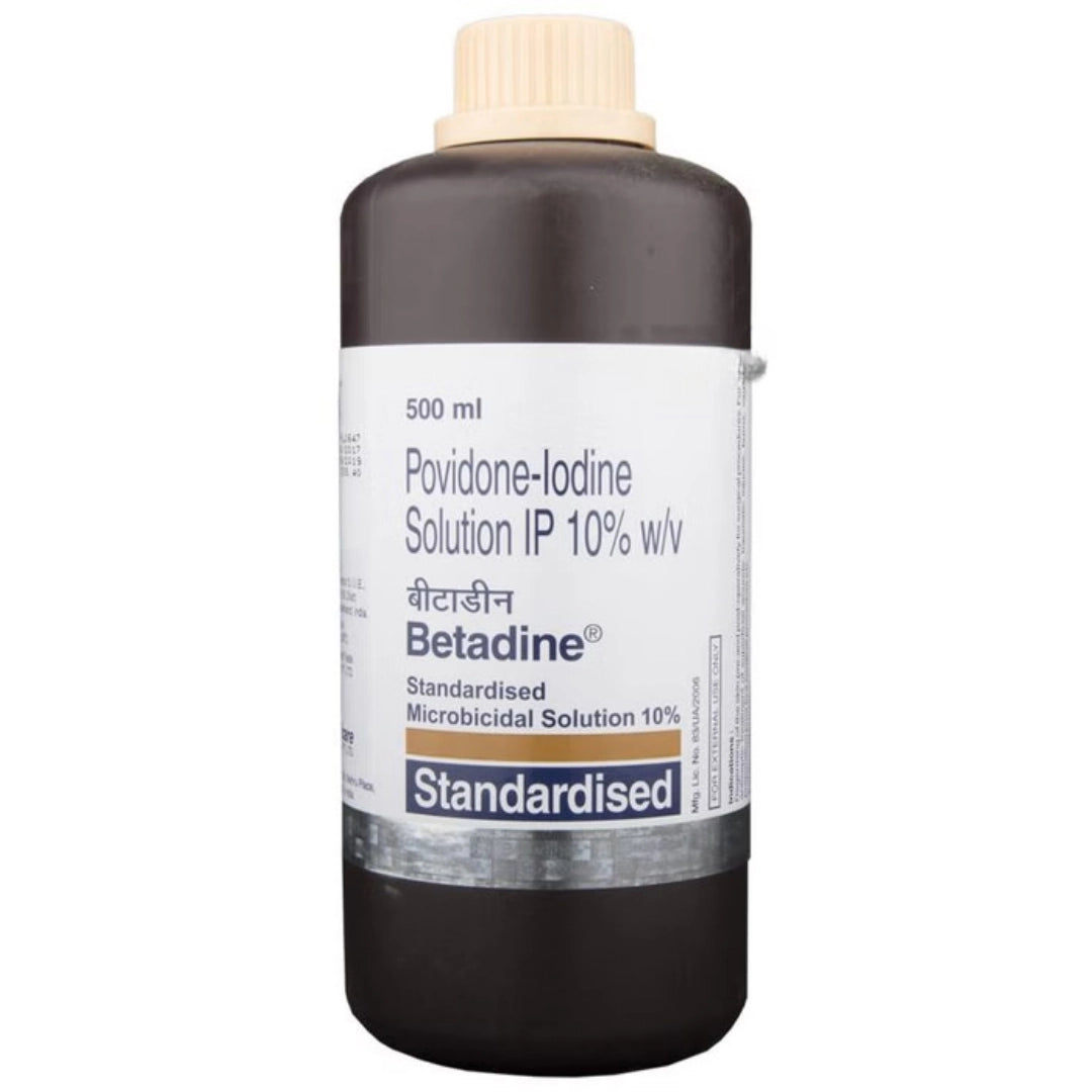Buy Betadine Povidone Iodine Solution 10% - 500 ML Online
