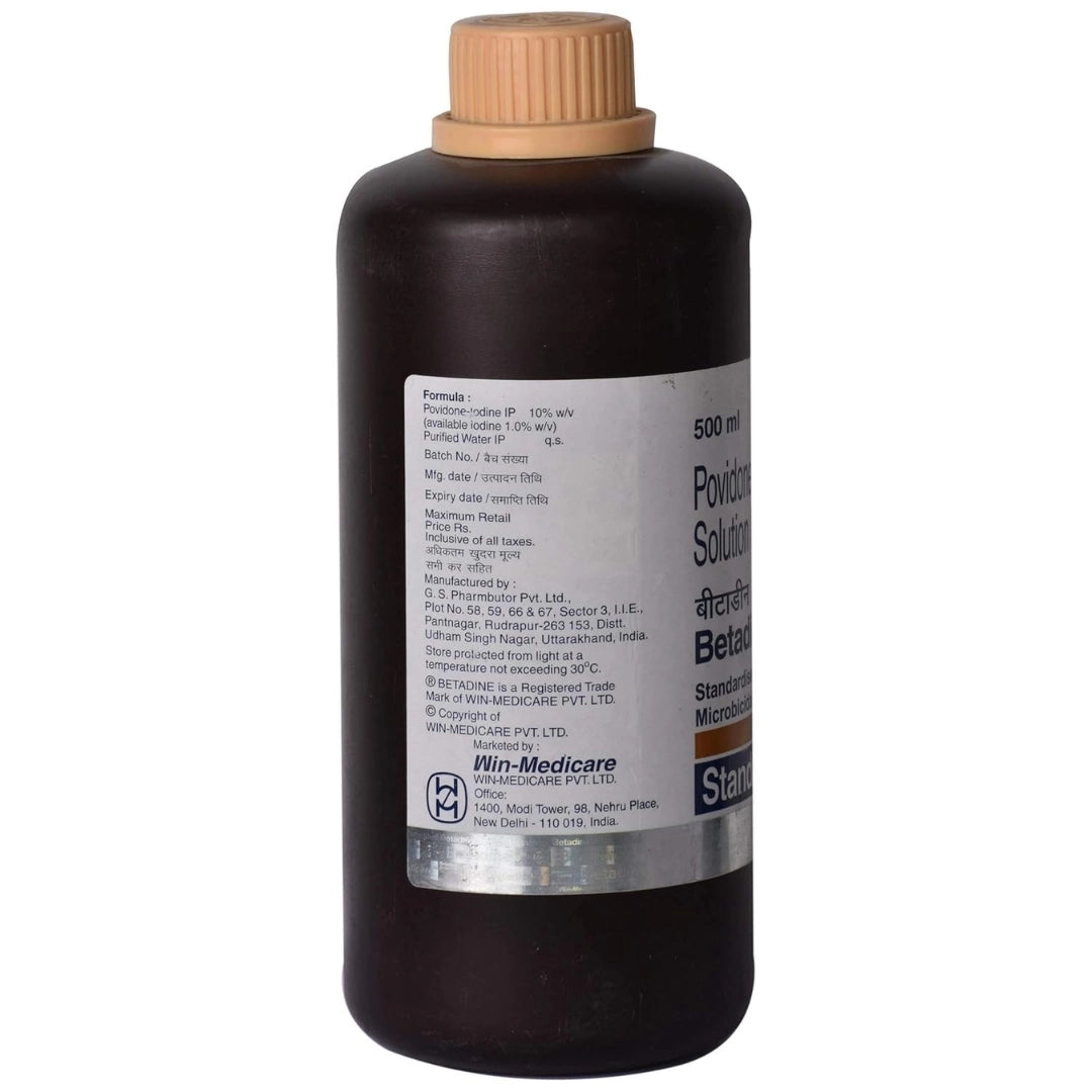 Buy Betadine Povidone Iodine Solution 10% - 500 ML Online