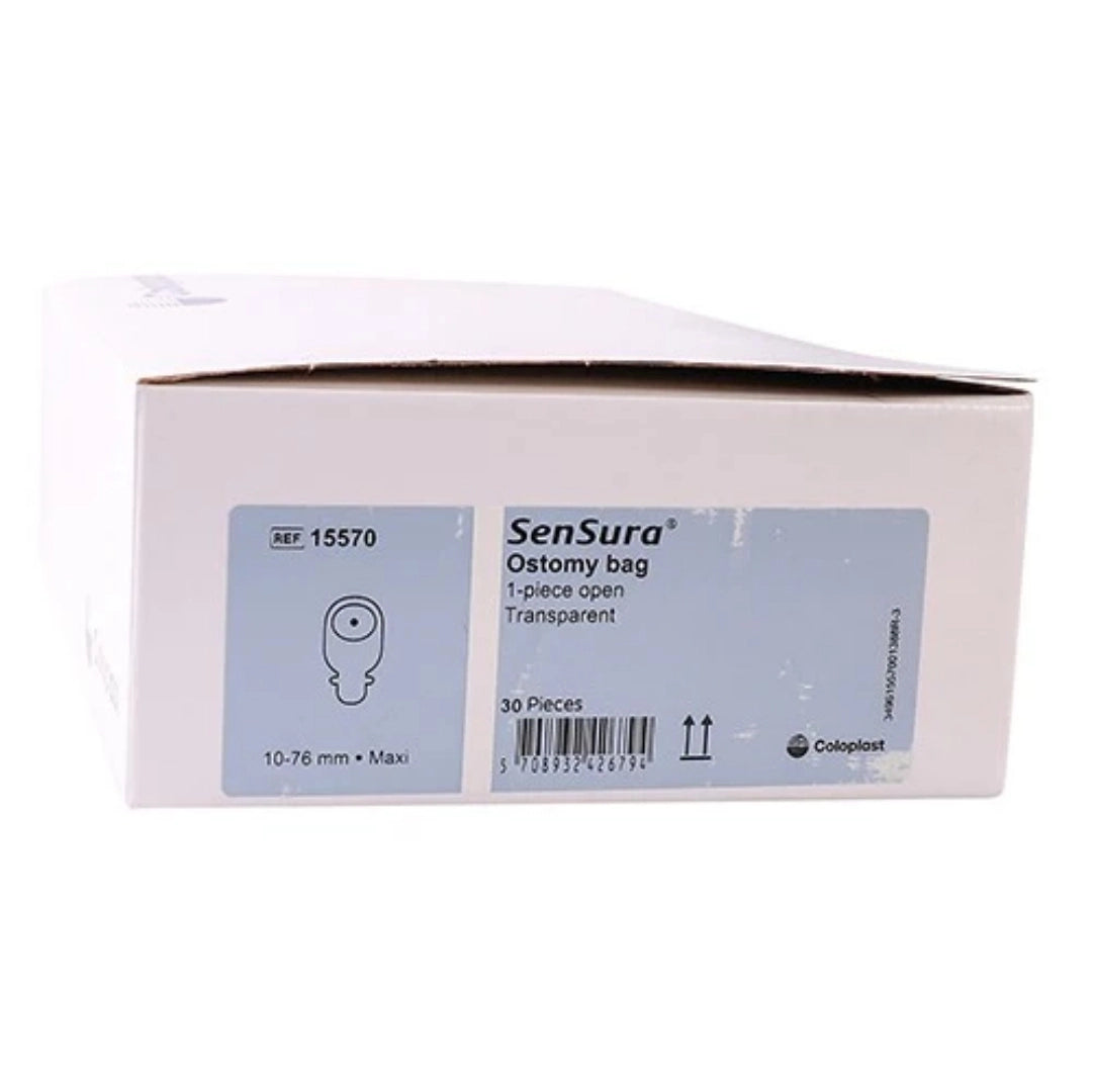 Coloplast 15570 SenSura Transparent Drainable Bag (10-76mm)