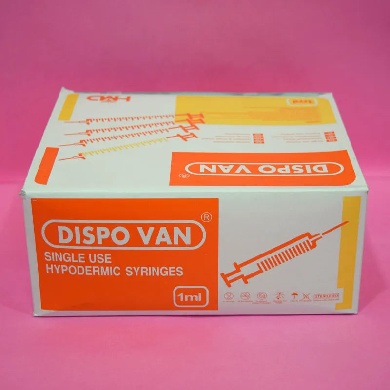 Dispo Van Syringe 1ml - 26G - 100 Units Pack | SurgiNatal