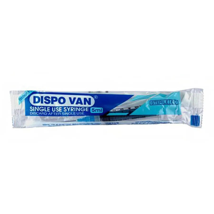 Dispo Van Syringe 5ml With Needle - 100 Units Pack
