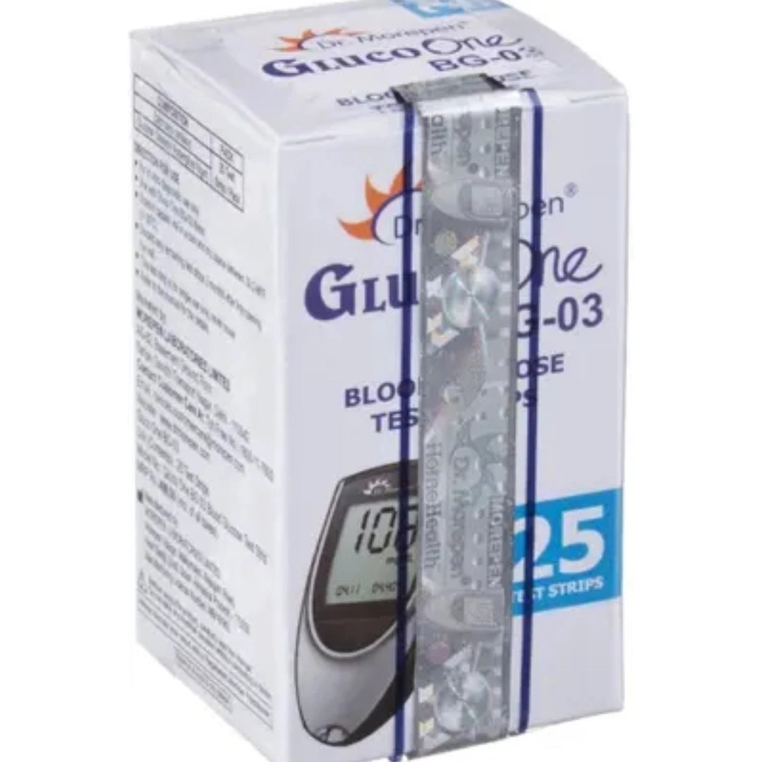 Buy Glucometer Strips 25 Test Strips Online | Dr. Morepen