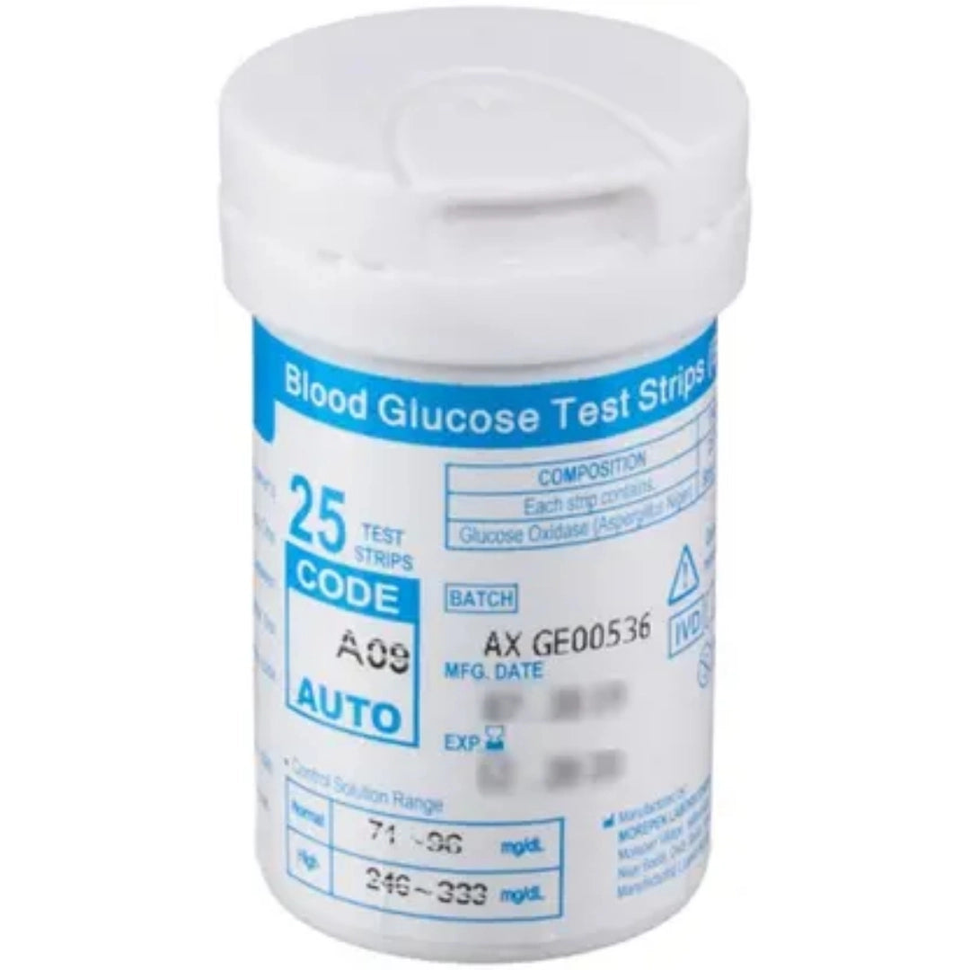Buy Glucometer Strips 25 Test Strips Online | Dr. Morepen