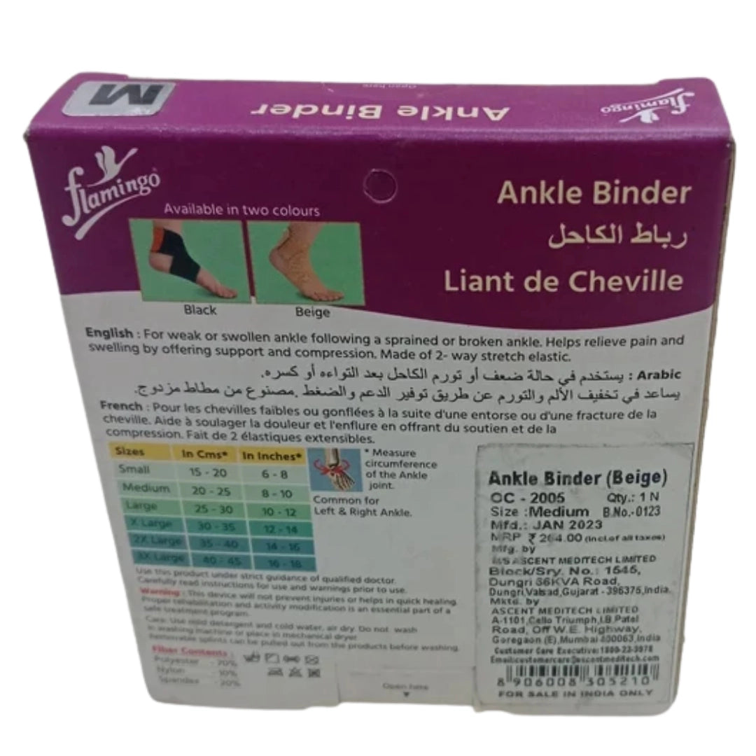Flamingo Ankle Binder Medium