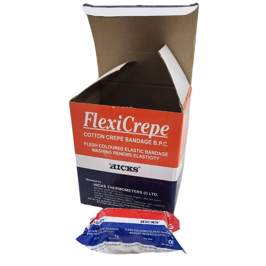 Flexicrepe Hicks Cotton Crepe Bandage 8 CM