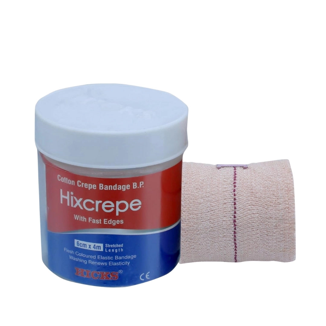 Hicks Hixcrepe Cotton Crepe Bandage 6CM X 4M