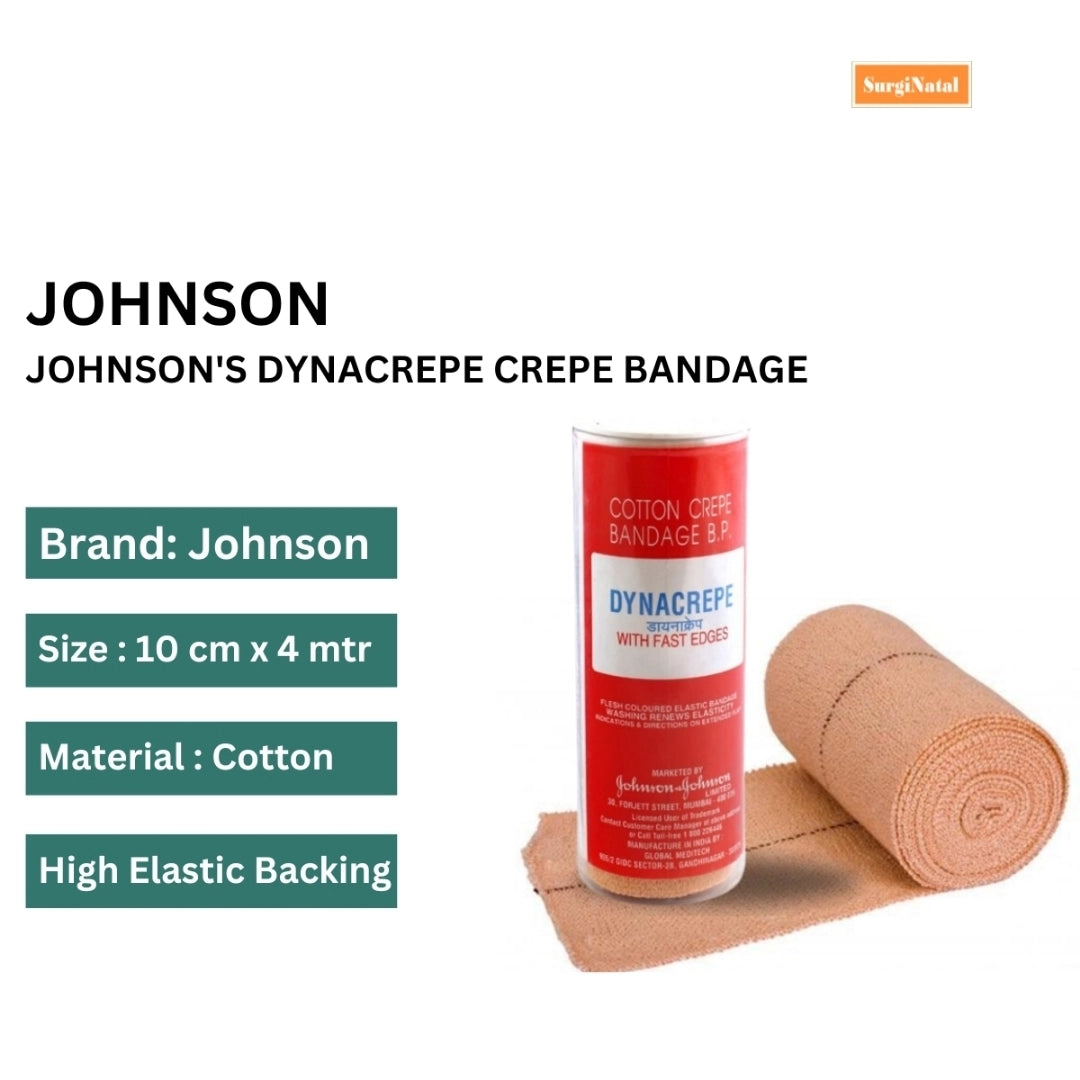 Johnson's Dynacrepe 10cm x 4m Crepe Bandage
