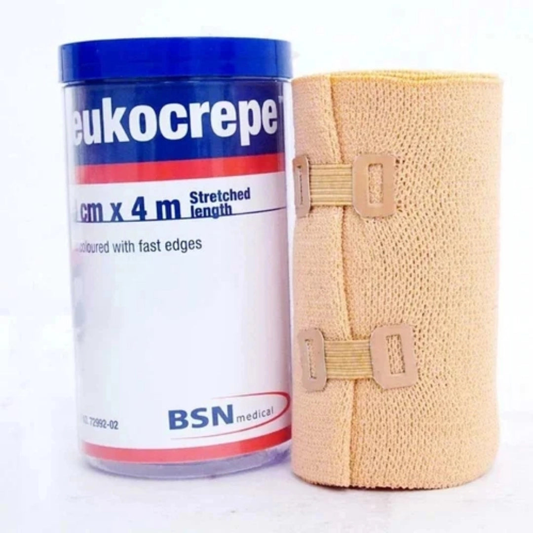 Leukocrepe Cotton Crepe Bandage 8CM x 4M