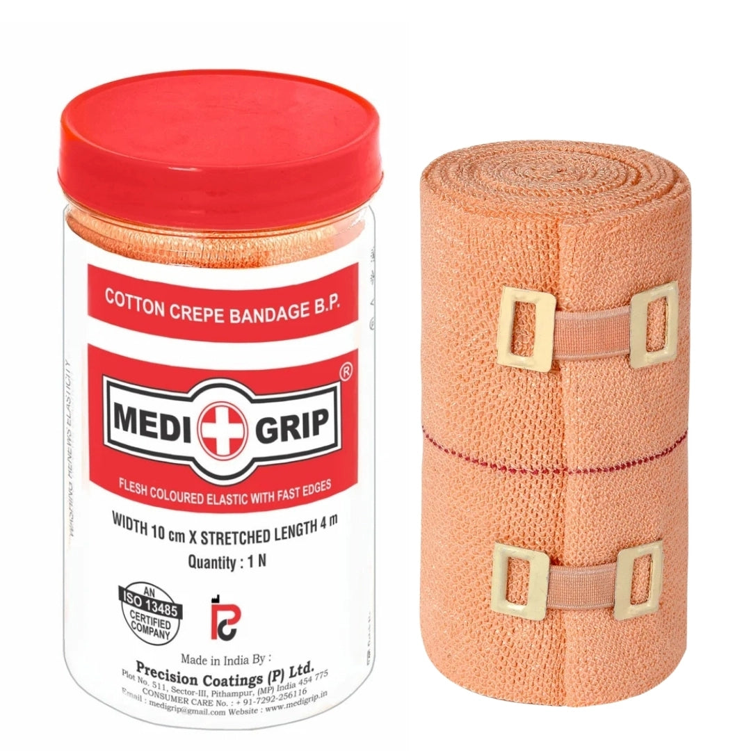 Medigrip Cotton Crepe Bandage 10CM x 4CM