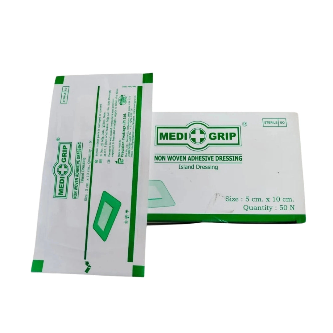 Buy Non-woven Adhesive Island Dressing 5CM x 10CM Online