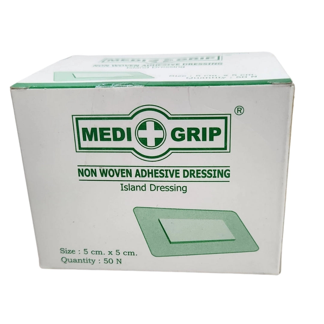 Buy Non-woven Adhesive Island Dressing 5CM x 5CM Online