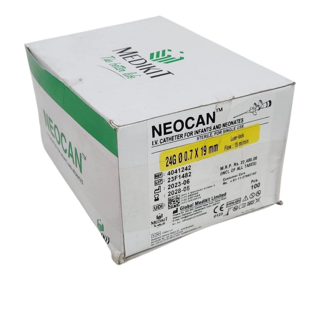 Medikit 24G IV Cannula Neocan