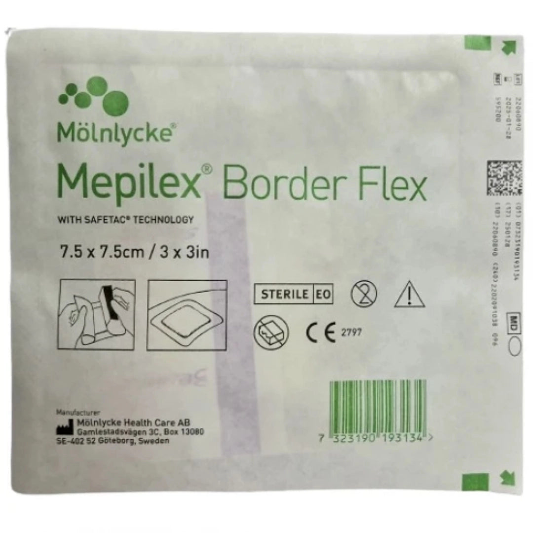 Buy Border Flex 7.5 X 7.5cm Wound Dressing for Surgical Care
