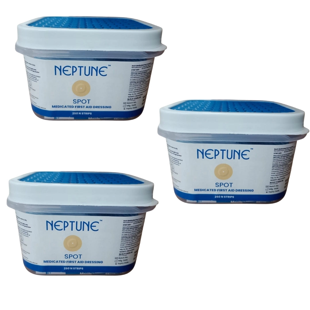 Aid Spot Medicated Dressings - 250 pcs for Medical Supplies