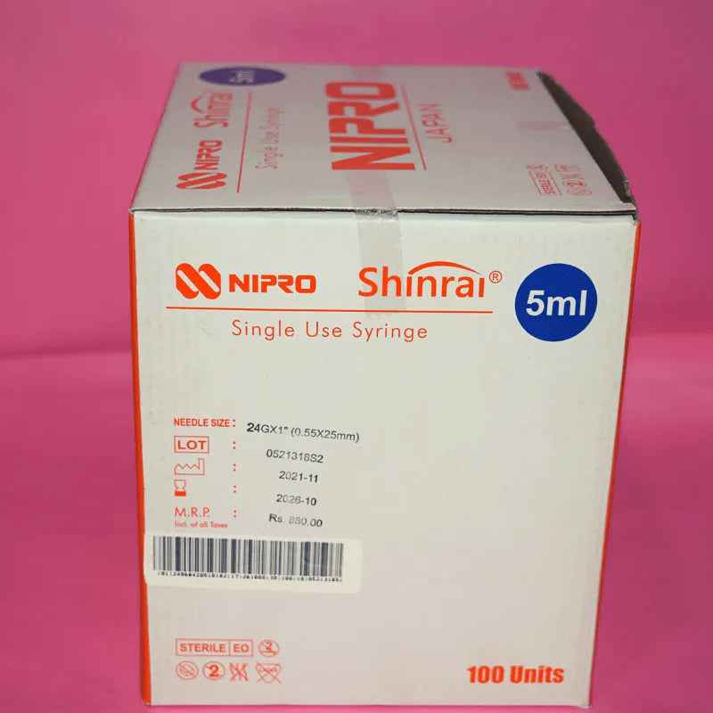 Buy Nipro Syringe 5ml with Needle at Competitive Prices