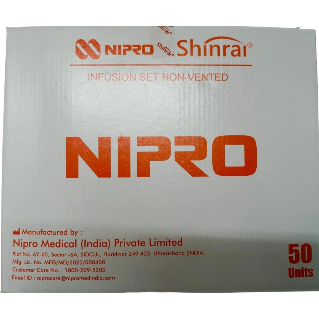Buy Nipro IV set - Infusion Set Non Vented | Lowest Price