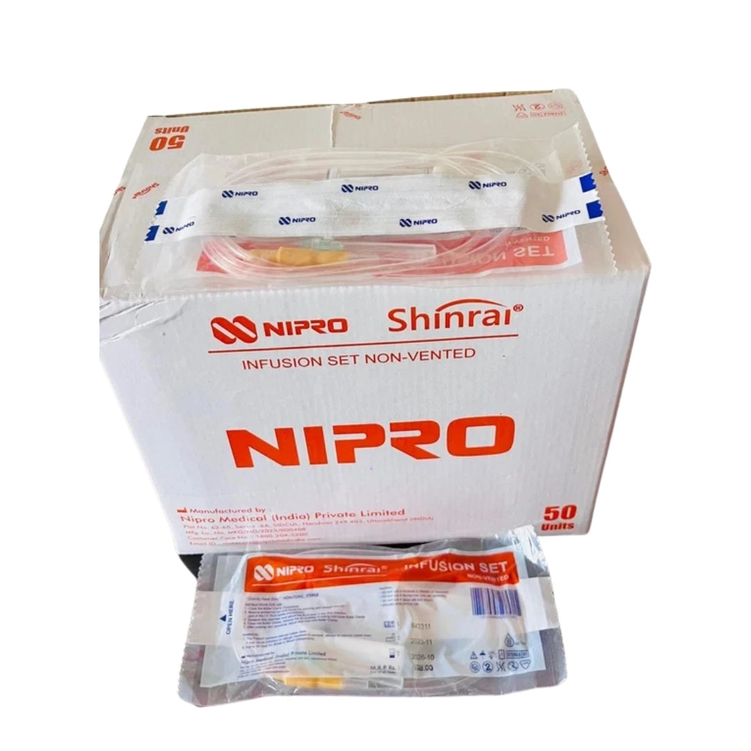 Buy Nipro IV set - Infusion Set Non Vented | Lowest Price